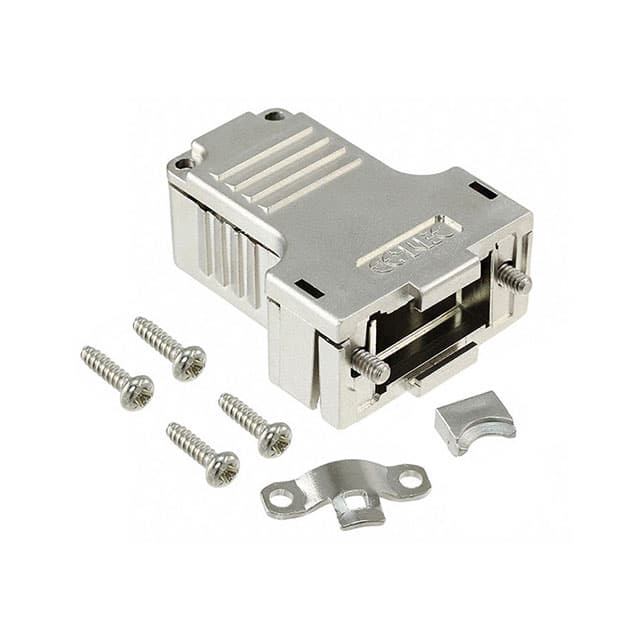 165X13469X Conec  Carcasas traseras para conectores D-Sub en forma de D